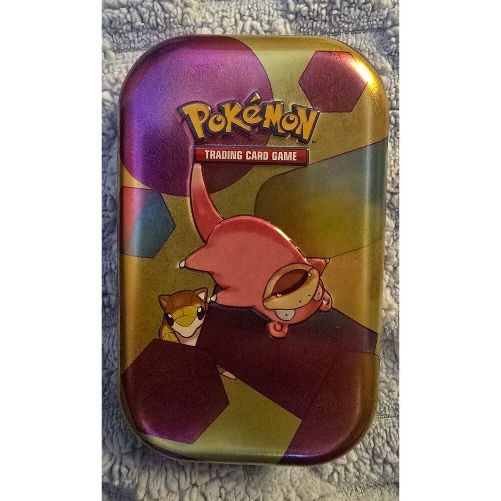 Pokemon Slowbro & Sandschrew 151 empty tin